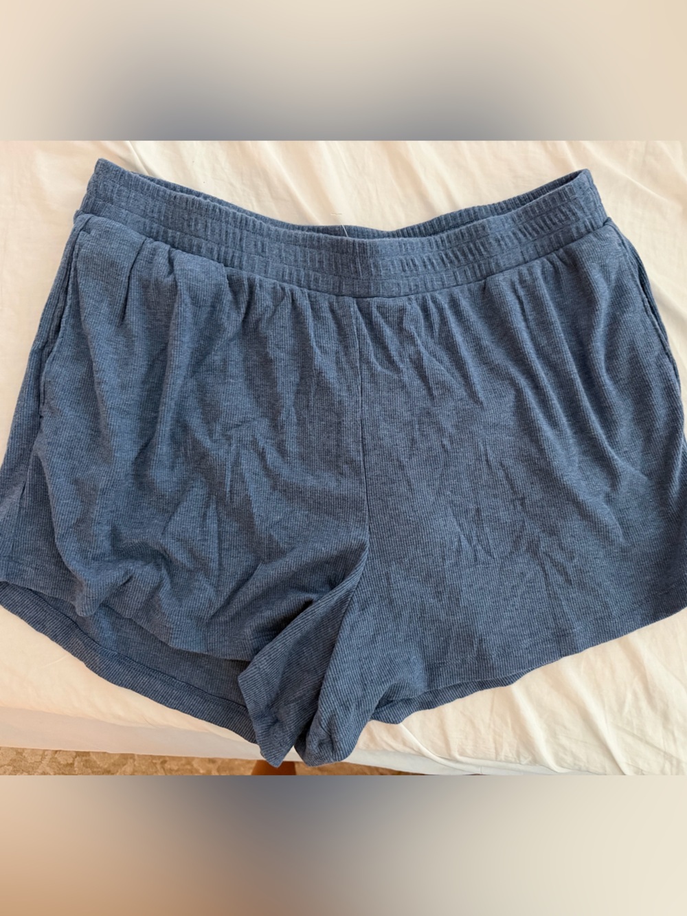 Abercrombie & Fitch Blue Knit Athletic Lounge Shorts